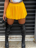 School Girl Skirt- Yellow