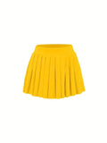 School Girl Skirt- Yellow - Head Over Heels: All In One Boutique