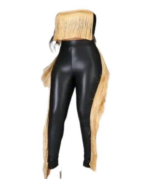 Shimmy Pant Set - Gold - Head Over Heels: All In One Boutique