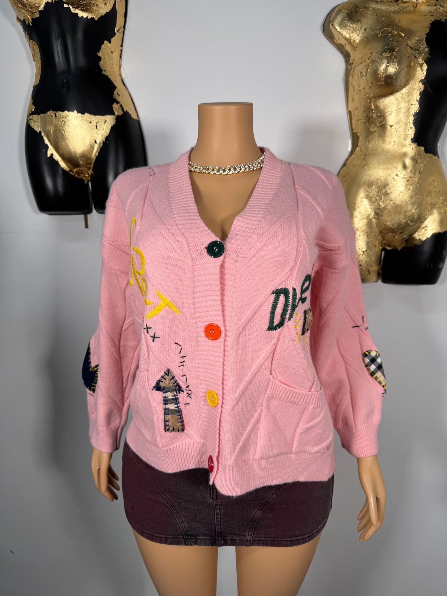 Sport Dream Cardigan - Pink - Head Over Heels: All In One Boutique