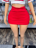 Sport Skort- Red