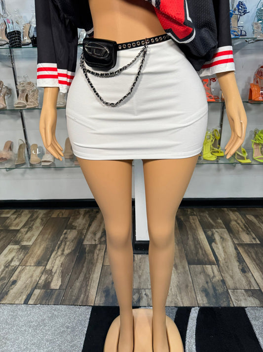 Sport Skort - White - Head Over Heels: All In One Boutique