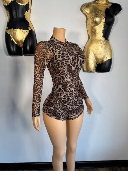 Spot On Romper - Leoaprd - Head Over Heels: All In One Boutique