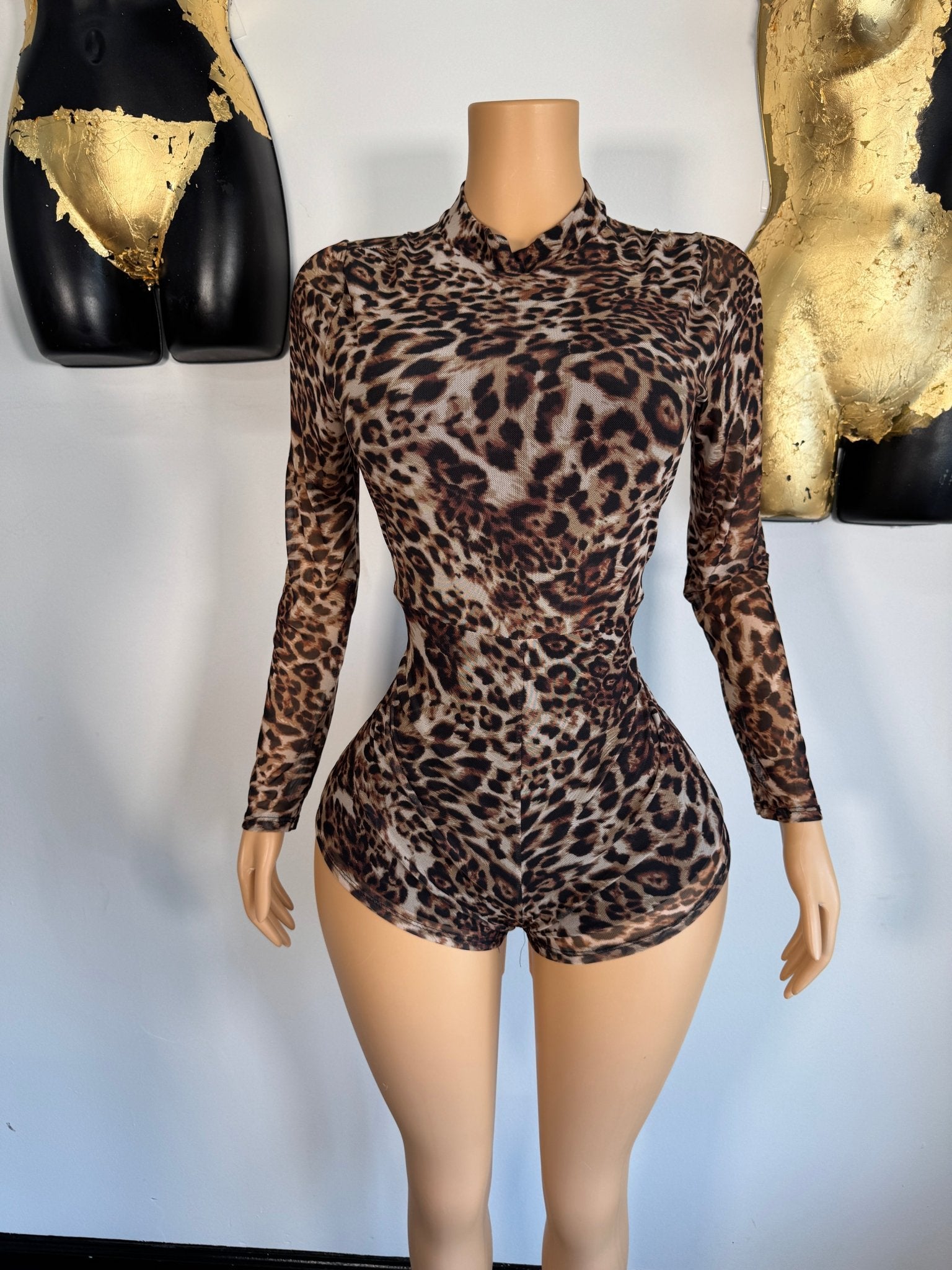 Spot On Romper - Leoaprd - Head Over Heels: All In One Boutique