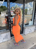 St. Barts Sundress- Orange - Head Over Heels: All In One Boutique