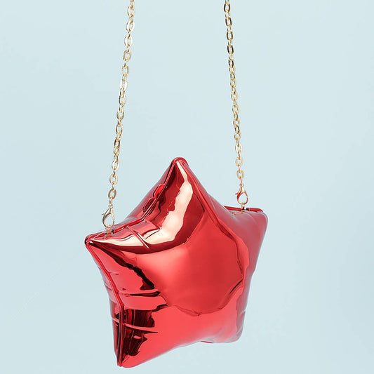 Star Balloon Handbag - Red (Final Sale) - Head Over Heels: All In One Boutique