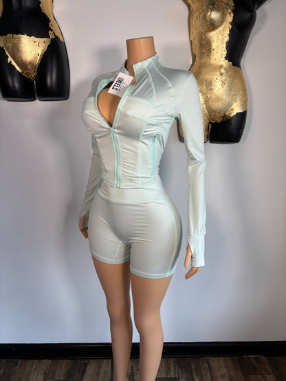 Stay Fit Short Set - Mint - Head Over Heels: All In One Boutique
