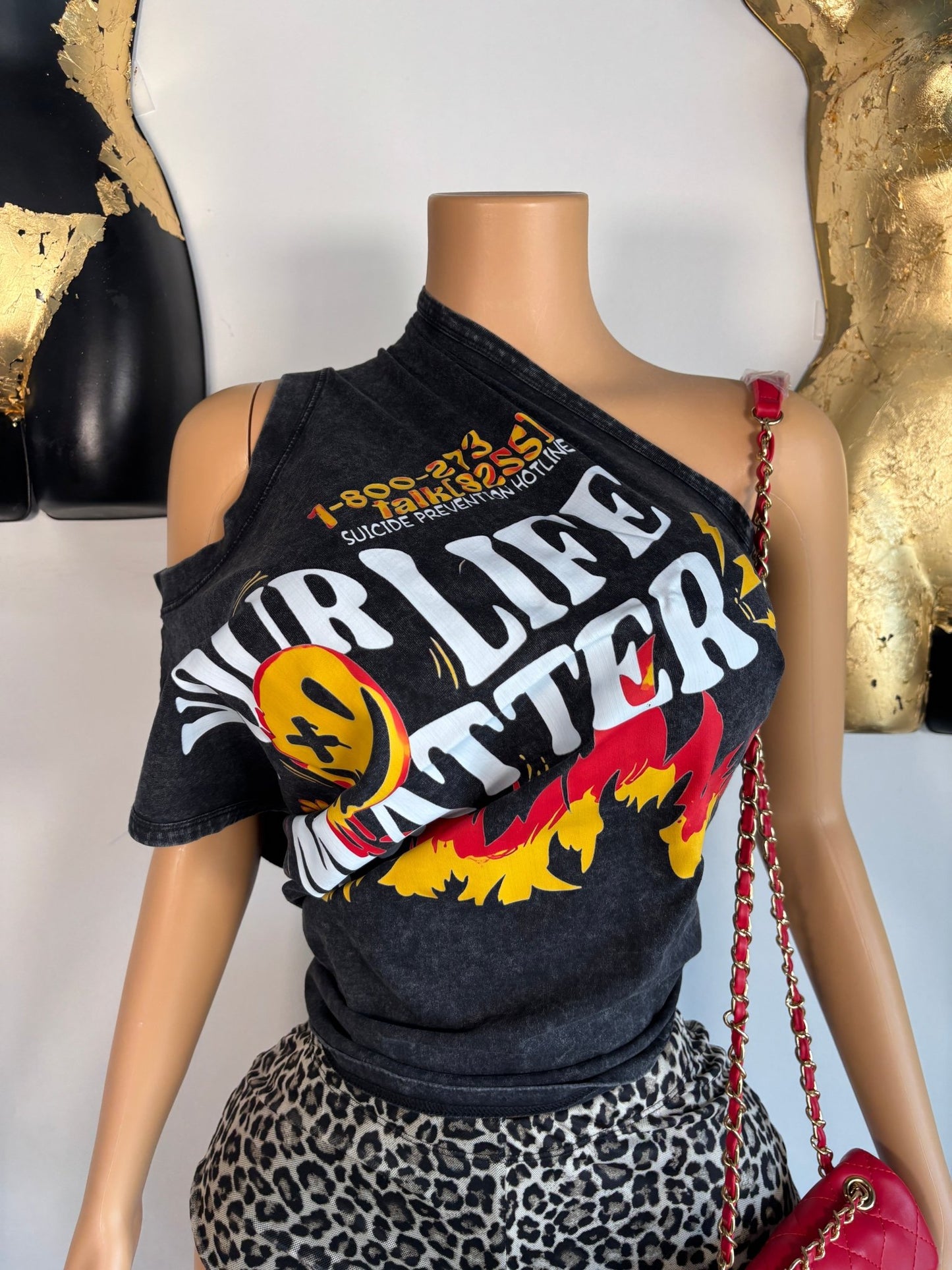 Stay True Muscle Tee - Black - Head Over Heels: All In One Boutique