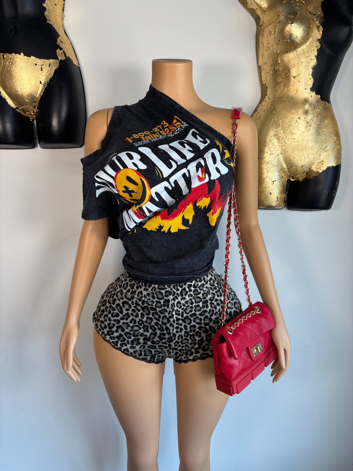 Stay True Muscle Tee - Black - Head Over Heels: All In One Boutique