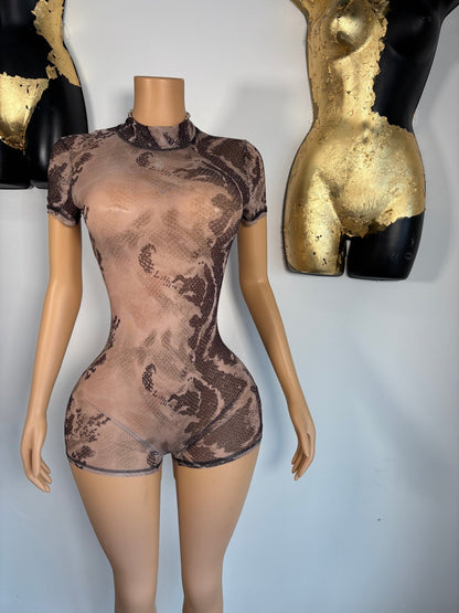 Stupid Wild Romper - Brown - Head Over Heels: All In One Boutique