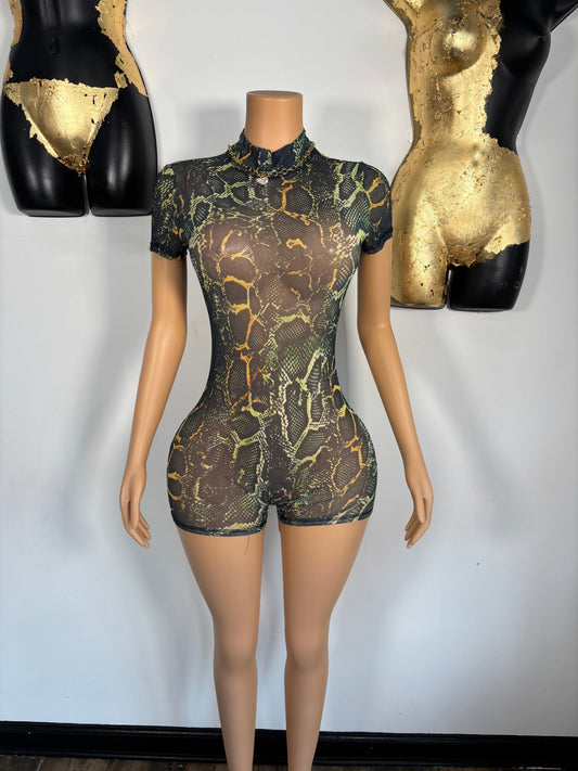 Stupid Wild Romper - Green - Head Over Heels: All In One Boutique