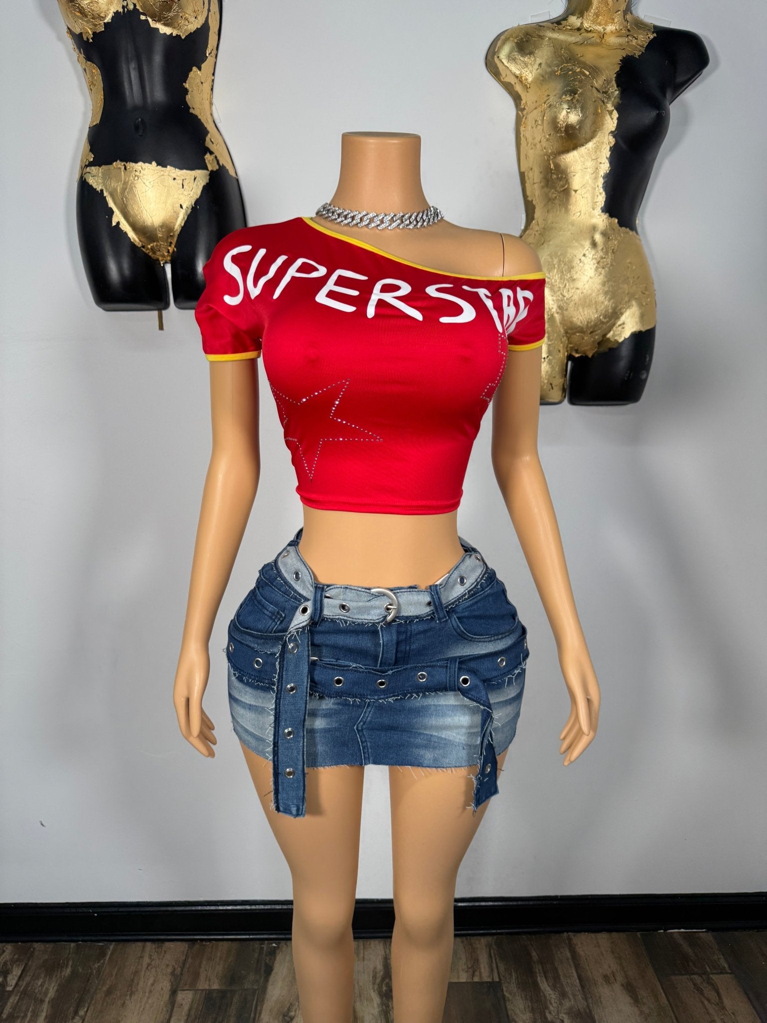 Superstar Top - Red - Head Over Heels: All In One Boutique