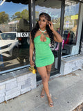 Supreme Dress- Green - Head Over Heels: All In One Boutique