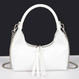 Tassel Handbag - White (Final Sale) - Head Over Heels: All In One Boutique