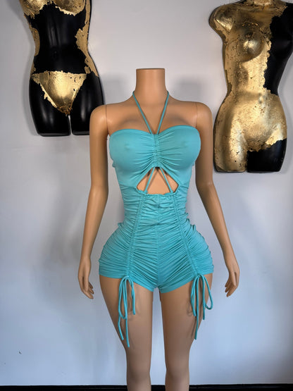 Top Shelf Romper - Blue - Head Over Heels: All In One Boutique