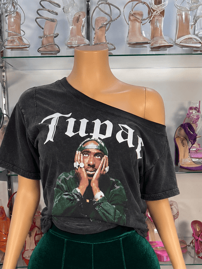 Tupac Graphic Tee - Head Over Heels: All In One Boutique