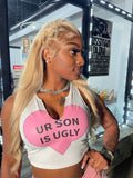Ur Son Ugly Tank Top- White - Head Over Heels: All In One Boutique