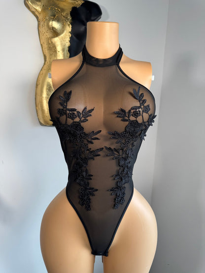 Venus Leotard Top - Black (FINAL SALE) - Head Over Heels: All In One Boutique