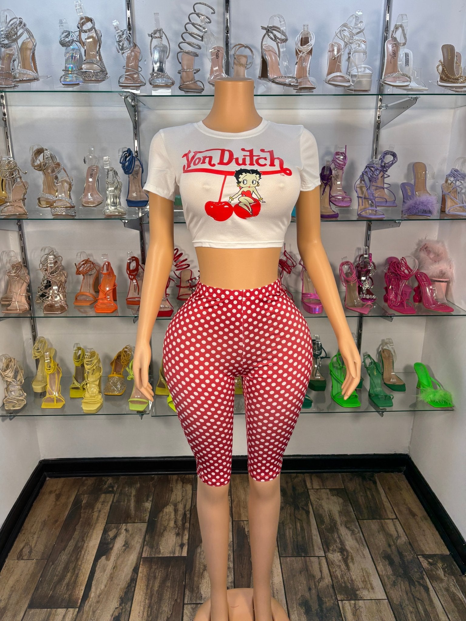 Von Dutch Crop Top - Head Over Heels: All In One Boutique