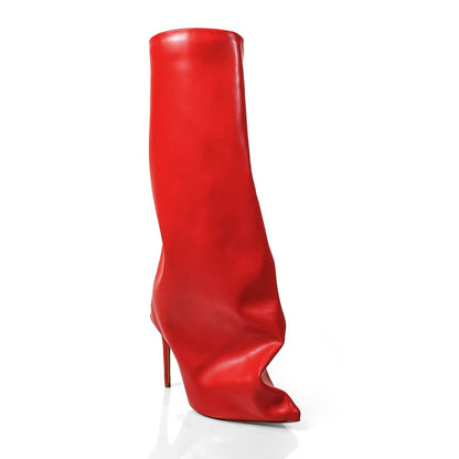 Waisted Boot - Red - Head Over Heels: All In One Boutique