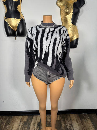 Wendy Cardigan - Black/White - Head Over Heels: All In One Boutique