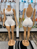 Wet Romper- White