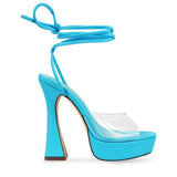 Ajay Heels- Blue - Head Over Heels: All In One Boutique