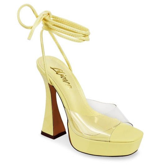 Ajay Heels- Yellow - Head Over Heels: All In One Boutique