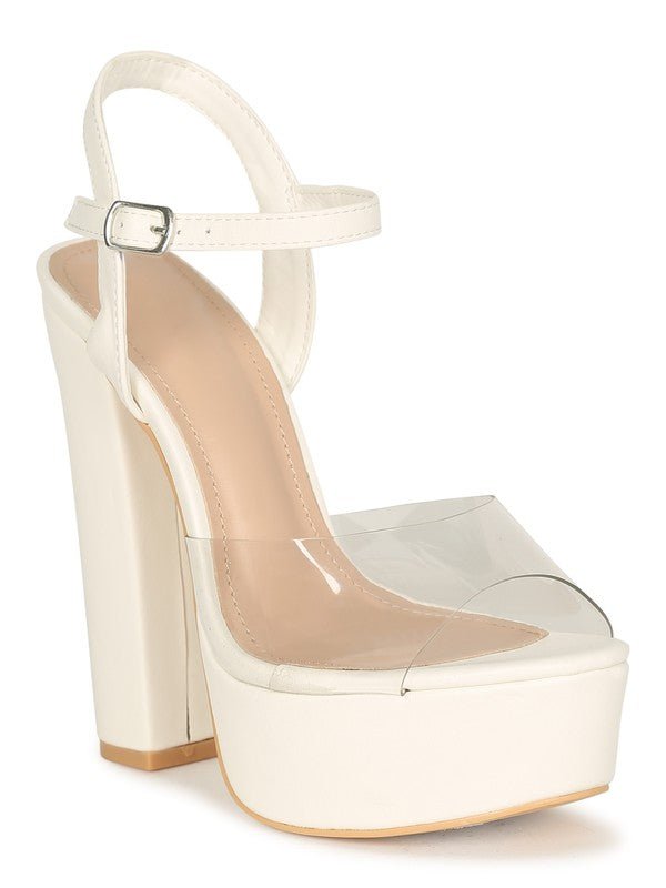 Alert Heels- White - Head Over Heels: All In One Boutique