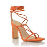Allure Heels- Orange - Head Over Heels: All In One Boutique