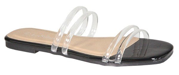 Always Clear Sandals- Black - Head Over Heels: All In One Boutique