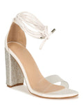 Amy Heels- White Patent