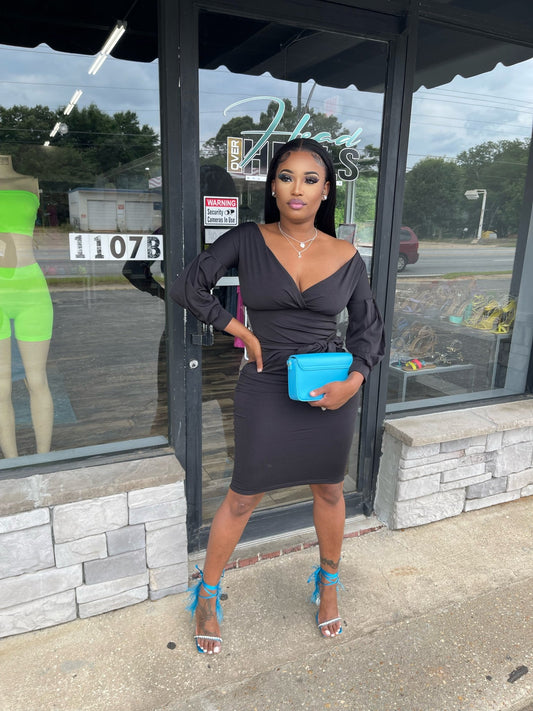 Angela Dress- Black - Head Over Heels: All In One Boutique