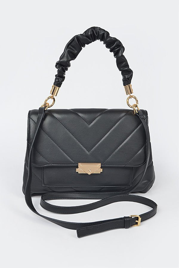 Angie Satchel- Black - Head Over Heels: All In One Boutique