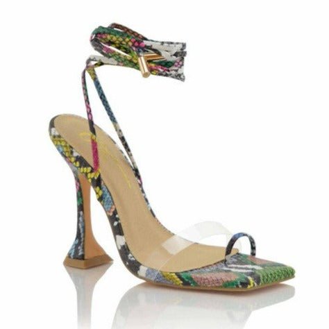 Ariana Heels- Snake - Head Over Heels: All In One Boutique