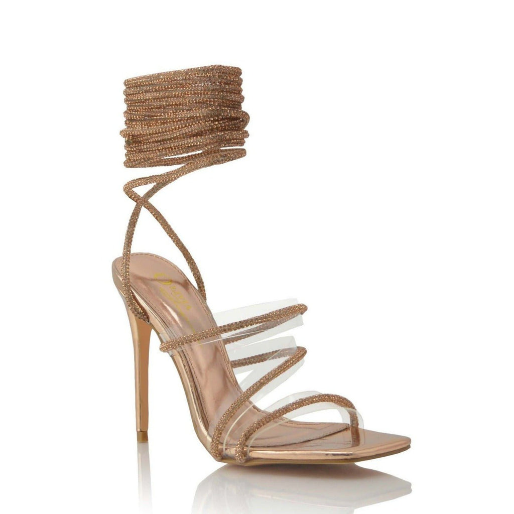 Ariel Heels- Rose Gold 2 - Head Over Heels: All In One Boutique