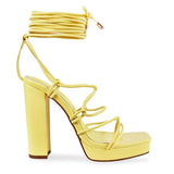 Ashley Heels- Yellow - Head Over Heels: All In One Boutique