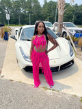 Bahama Mama Pant Set- Pink