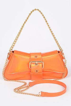Belt Handbag- Orange Holo - Head Over Heels: All In One Boutique