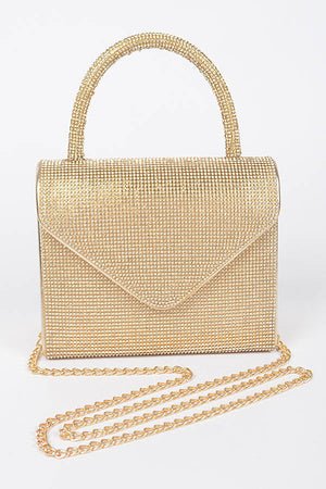 Blingy Satchel- Gold - Head Over Heels: All In One Boutique