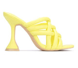 Bondage Heels- Yellow