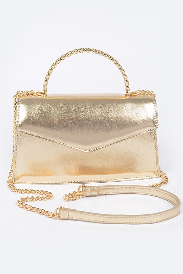 Brie Satchel- Gold - Head Over Heels: All In One Boutique