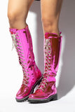 Caprice Boots- Pink