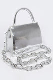 Chained Handbag- Silver