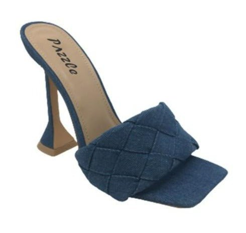 Claire Heels- Denim