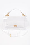 Clear The Air Satchel- Gold