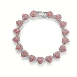 Cold Heart Bracelet- Pink - Head Over Heels: All In One Boutique