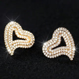 Cold Heart Earrings- Gold - Head Over Heels: All In One Boutique