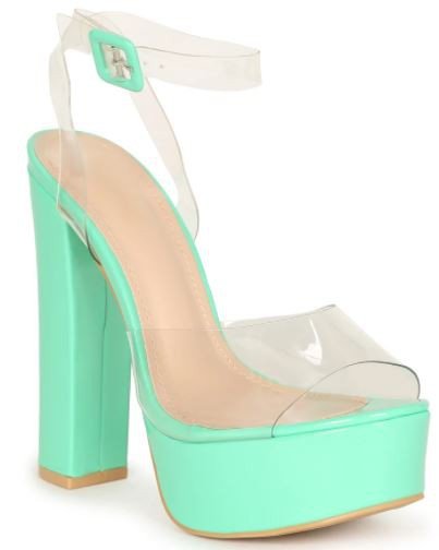 Darcie Heels- Mint