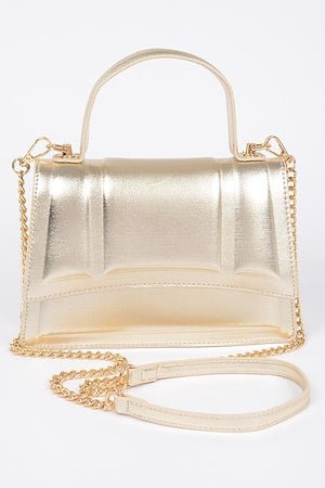 Dejah Satchel- Gold - Head Over Heels: All In One Boutique